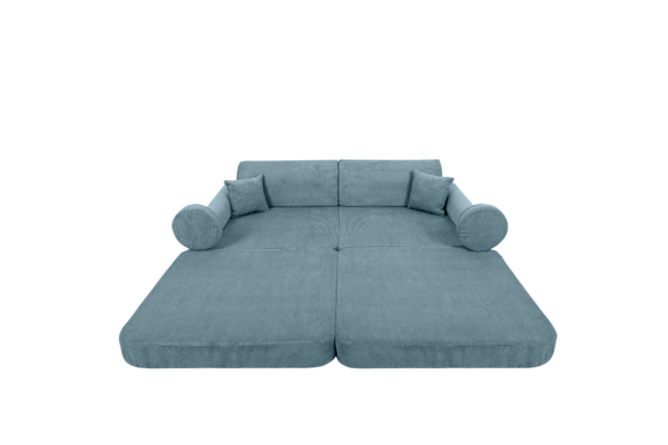 Modular Sofa for Kids - Slimcord Corduroy Turquise - Image 8